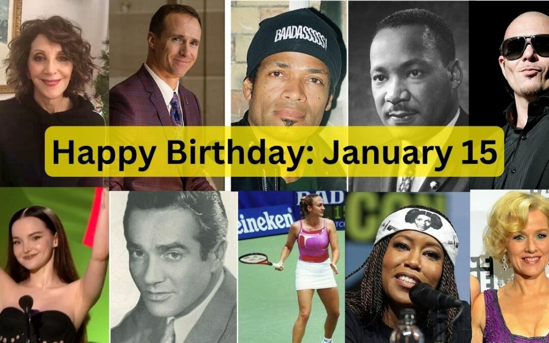 Famous People Born on January 15