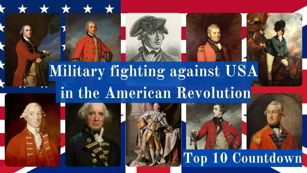 Military fighting against USA in American Revolution